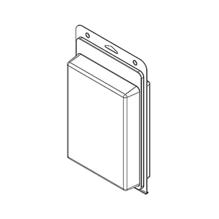 Visipak Thermoform-CLAMSHELL-#581-10.938-6.875-8.000-5.688-2.469-0.015-CLEAR,  581TF